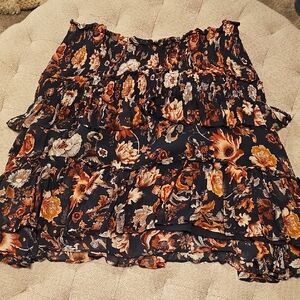 Autumn Floral Women's Mini Skirt